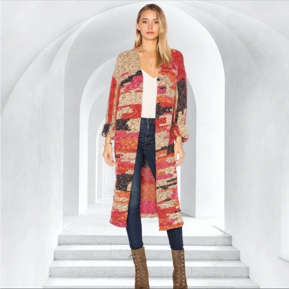 Rare Free People On My Mind Sweater Cardigan - Picture 6 of 6